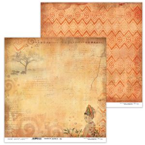 Комплект дизайнерска хартия - Colors of Africa - 11 листа