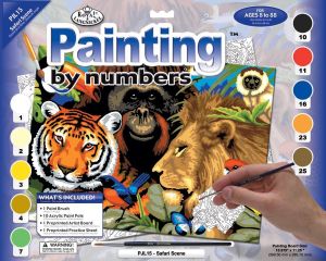  Рисуване по номера - Safari Scene