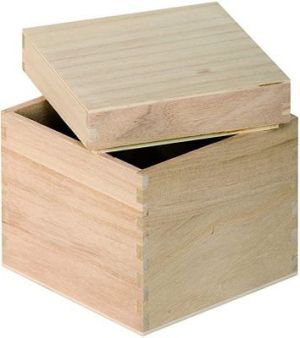 Дървена кутия - КУБ - 12,00 x,00 cm.