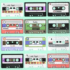 Салфетка Retro Music Cassettes