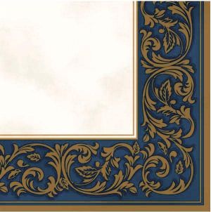 Салфетка Rococo Pattern Blue 000803
