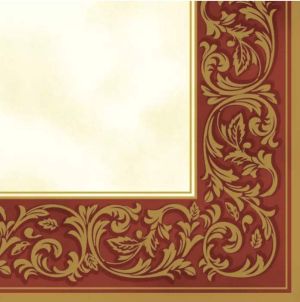 Салфетка Rococo Pattern Red 000805