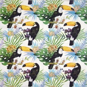 Салфетка Toucans with Jungle Plants 028901