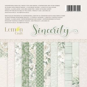 Комплект дизайнерска хартия - SINCERITY - 24 листа
