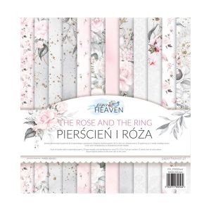 Комплект дизайнерска хартия - THE ROSE AND THE RING - 12 двустранни листа