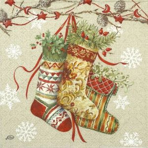 Салфетка Decorative Stockings linen 789266