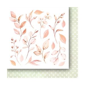 Комплект дизайнерска хартия - FLOWERS AND ORNAMENTS - 24 листа