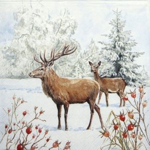 Салфетка Deer in Snow 33315655