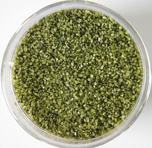 Цветен декоративен пясък - Зелено - 50 гр.
