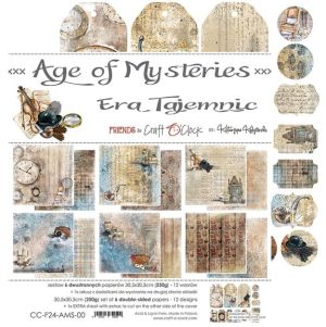 Комплект дизайнерска хартия - AGE OF MYSTERIES - 6 листа
