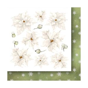 Комплект дизайнерска хартия - MAGIC STAR - FLOWERS AND ELEMENTS- 24 листа