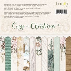 Комплект дизайнерска хартия - COZY CHRISTMAS - 24 листа