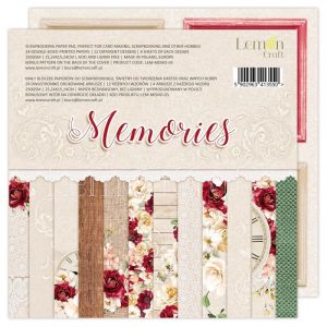 Комплект дизайнерска хартия - MEMORIES - 24 листа