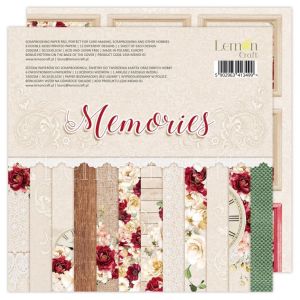 Комплект дизайнерска хартия - MEMORIES - 6 листа