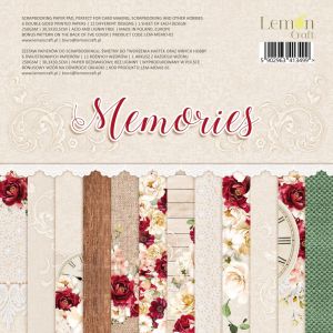 Комплект дизайнерска хартия - MEMORIES - 6 листа
