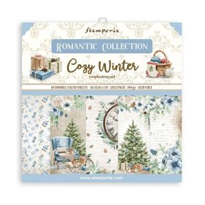 Комплект дизайнерска хартия - Cozy Winter - 10 двустранни листа