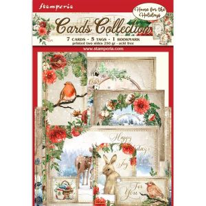 Комплект за картички и тагове - Home for the holidays- 13 елемента