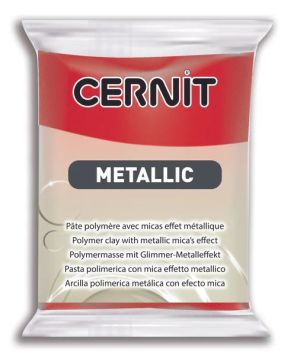 Полимерна глина CERNIT Metallic - Red - 56 гр.