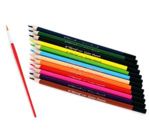 Акварелни моливи - 12 цвята + четка