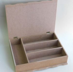 Кутия органайзер 4 с разделения - 33,00 х 25,50 х 7,00 см