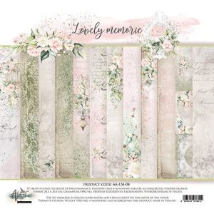 Комплект дизайнерска хартия - LOVELY MEMORIES - 24 двустранни листа