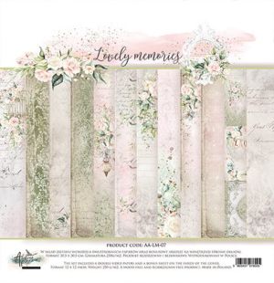 Комплект дизайнерска хартия - LOVELY MEMORIES - 6 двустранни листа