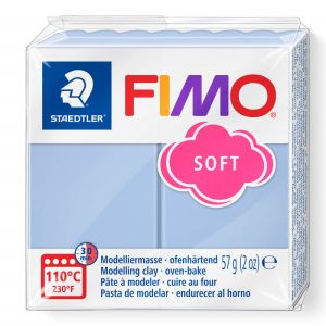 Полимерна глина Fimo Soft - Morning Breeze Blue - 57 гр.