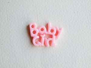 Надпис Baby Girl- Розово