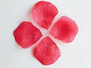 Цветни листенца (петали) Червено  - 144 бр.