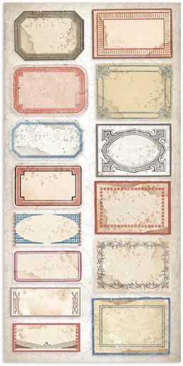 Комплект дизайнерска хартия - Vintage Library - 10 двустранни листа