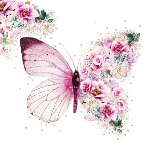 Салфетка Butterfly Flowers 1333649
