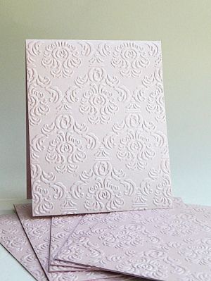 Перлени заготовки за картички с релеф - Пепел от рози - 6 бр.