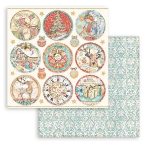 Комплект дизайнерска хартия - Christmas Greetings - 10 двустранни листа