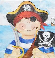 Пакет Салфетки Pirate Boy