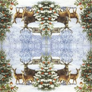Салфетка Three Deers at Christmas 312105