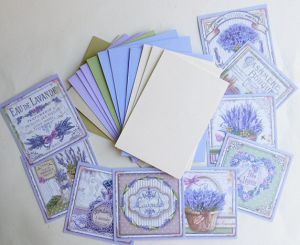 Kомплект за картички - Provence - 21 части