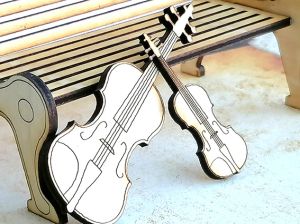 Серия Музикални инструменти - Цигулка - 2 броя