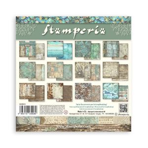 Комплект дизайнерска хартия - Songs of the Sea Backgrounds - 10 двустранни листа