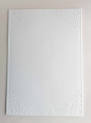 Перлени Релефни картони - Delicate Frame - А4