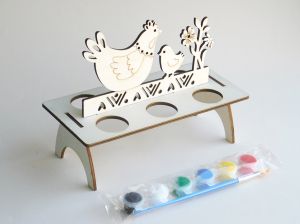 Поставка за Великденски яйца Пиленце с Кокошка