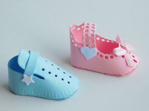 Заготовка за 3D Бебешки обувки - 4 бр.