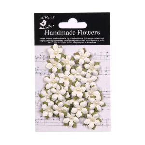Цветенца от хартия - Elira Paper Flowers - Ivory Pearl - 24 бр.