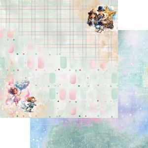 Комплект дизайнерска хартия - HAPPY TIME - 6 листа