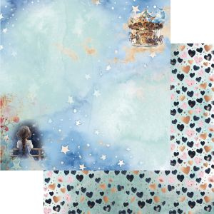 Комплект дизайнерска хартия - HAPPY TIME - 6 листа