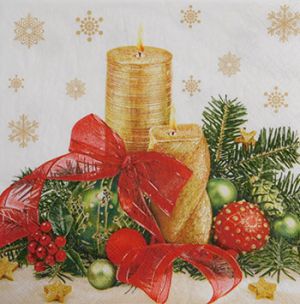 Салфетка Christmas candlestick DNP145 224