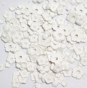 Мини Цвятя - Бяло - три размера - 210 бр.