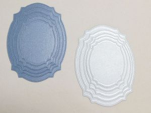 Рамки Перла - Свтло синьо микс - 10 бр 