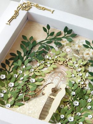 Елементи за експлодираща кутия - Арка с младоженци