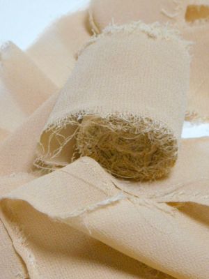 Панделка Ретро Копринен Шифон - Cappuchino - 4 см / 5.00 м.