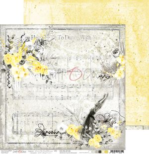 Комплект дизайнерска хартия -  FORCE OF GENTLENESS - 12 листа